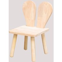 SKLUM Holzstuhl Buny Style Kids Braun Natur - Braun Natur von SKLUM