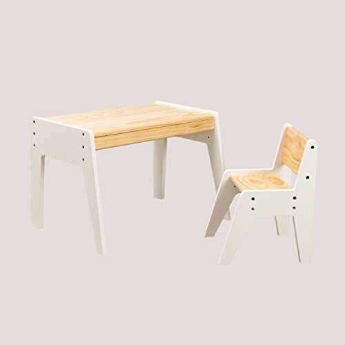 SKLUM Holztisch- und Stuhlset Blaby Kids - SKLUM Holztisch- und Stuhlset Blaby Kids - von SKLUM