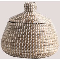 SKLUM Korb mit Deckel aus Seegras Bazel Natürlich von SKLUM