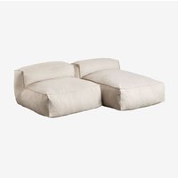 SKLUM Modulares 2-teiliges Sofa mit Chaiselongue Dojans Beige Semoline SKLUM Modulares 2-teiliges Sofa mit Chaiselongue Dojans Beige Semoline von SKLUM