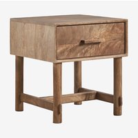 SKLUM Nachttisch 45x45 cm aus Aloma-Mangoholz Mango-Holz von SKLUM