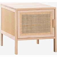 SKLUM Nachttisch aus Rattan und Holz Reyna Natural Kids Braun Natur von SKLUM