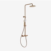 SKLUM Orveta Thermostat-Duschsäule aus Messing Roségold von SKLUM