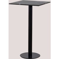 SKLUM Quadratischer Stehtisch aus Marmor (60x60 cm) Rocher Schwarzer Marmor von SKLUM