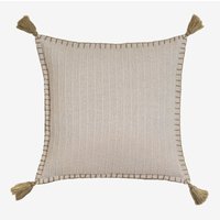 SKLUM Quadratisches Kissen aus Baumwolle und Leinen (45 x 45 cm) Gautier Beige Leinen von SKLUM