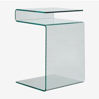 SKLUM Rechteckiger Beistelltisch 40x35 cm aus gehärtetem Glas Diora Transparent von SKLUM