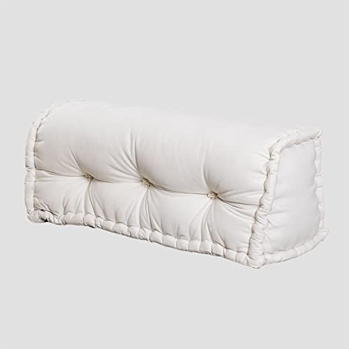 SKLUM Rückenlehne für modulares Sofa aus Baumwolle Yebel Weiss von SKLUM