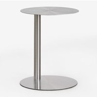 SKLUM Runder Gartentisch Ø40 cm aus Edelstahl Yannik Grau Eisen von SKLUM
