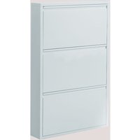 SKLUM Schuhregal Logan aus Stahl Grün Tanne 3 Türen SKLUM Schuhregal Logan aus Stahl Grün Tanne 3 Türen von SKLUM