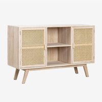 SKLUM Sideboard aus Holz Ralik Design Braun Natur - Braun Natur von SKLUM