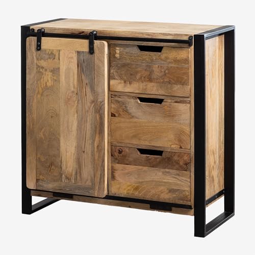 SKLUM Sideboard aus Kiefer Mangoholz Mango-Holz von SKLUM