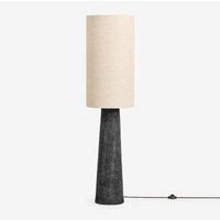 SKLUM Stehlampe aus Leinen und Fiberglas Loana Schwarz von SKLUM