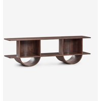 SKLUM TV-Schrank 150x35 cm aus Flin-Holz Dunkler Griff Holz SKLUM TV-Schrank 150x35 cm aus Flin-Holz Dunkler Griff Holz von SKLUM