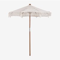 SKLUM Tongariki-Sonnenschirm aus Teakholz und Baumwolle Ø220 cm von SKLUM