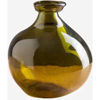 Sklum - Vase aus recyceltem Glas 18 cm Jound Grün Laubgrün - Grün Laubgrün von SKLUM