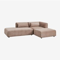 SKLUM Zweiteiliges modulares Ecksofa mit Chaiselongue links und Fogler-Hocker SKLUM Zweiteiliges modulares Ecksofa mit Chaiselongue links und Fogler-Hocker von SKLUM
