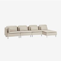 SKLUM modulares 4-teiliges Sofa mit rechter chaiselongue und eckmodul Oriol Chaiselongue ohne Armlehnen SKLUM modulares 4-teiliges Sofa mit rechter chaiselongue und eckmodul Oriol Chaiselongue ohne Armlehnen von SKLUM