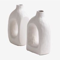 Set aus 2 Buchstützen aus Keramik Offred Weiss - Sklum Set aus 2 Buchstützen aus Keramik Offred Weiss - Sklum von SKLUM