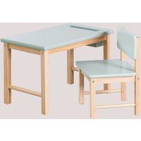 Sklum - Set mit Tisch und Stuhl aus Holz Dakota Kids Seladon - Seladon von SKLUM
