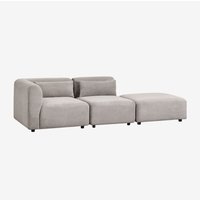 Sklum - 2-teiliges modulares Ecksofa mit Fogler-Hocker Sklum - 2-teiliges modulares Ecksofa mit Fogler-Hocker von SKLUM