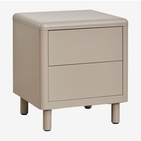 Sklum - 2er-Pack Michigan-Nachttische aus Stahl Moka Braun Sklum - 2er-Pack Michigan-Nachttische aus Stahl Moka Braun von SKLUM