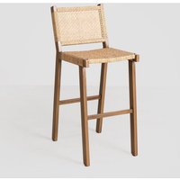 Sklum - 2er-Pack hohe Hocker 75 cm aus synthetischem Rattan Ori Natürlich Sklum - 2er-Pack hohe Hocker 75 cm aus synthetischem Rattan Ori Natürlich von SKLUM