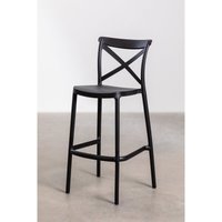 Sklum - 2er Set Barhocker Otax Schwarz ↑75 cm von SKLUM