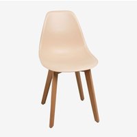 2er Set Esszimmerstühle Scand Nordic Braun Weizen - Sklum von SKLUM