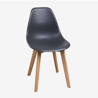 2er Set Esszimmerstühle Scand Nordic Dunkelgrau - Sklum 2er Set Esszimmerstühle Scand Nordic Dunkelgrau - Sklum von SKLUM