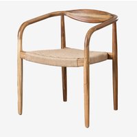 Sklum - 2er-Set Esszimmerstühle aus Akazienholz Mallory Braun Weizen Sklum - 2er-Set Esszimmerstühle aus Akazienholz Mallory Braun Weizen von SKLUM