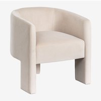 Sklum - 2er Set Esszimmerstühle aus Samt Xastru Beige Sklum - 2er Set Esszimmerstühle aus Samt Xastru Beige von SKLUM
