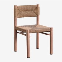 Sklum - 2er-Set Gartenstühle aus synthetischem Rattan Greitiel Natürlich von SKLUM