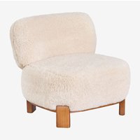 Sklum - 2er-Set Sessel aus Gummibaumholz, gepolstert Eldred Sklum - 2er-Set Sessel aus Gummibaumholz, gepolstert Eldred von SKLUM