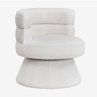 Sklum - 2er-Set drehbare Sessel aus Bouclé-Stoff Protea von SKLUM