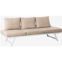 Sklum - 3-Sitzer-Gartensofa Libanc, verstellbar Beige Tapioca von SKLUM