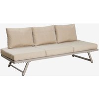 Sklum - 3-Sitzer-Gartensofa Libanc, verstellbar Braun Tapioca - Braun Mokka Sklum - 3-Sitzer-Gartensofa Libanc, verstellbar Braun Tapioca - Braun Mokka von SKLUM