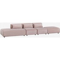Sklum - 3-teiliges modulares Sofa mit Chaiselongue links und Fogler-Hocker Sklum - 3-teiliges modulares Sofa mit Chaiselongue links und Fogler-Hocker von SKLUM