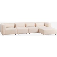 Sklum - 4-teiliges modulares Chaiselongue-Sofa Fogler rechts Sklum - 4-teiliges modulares Chaiselongue-Sofa Fogler rechts von SKLUM