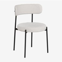 Sklum - 4er-Pack gepolsterte Esszimmerstühle Anisa Schwarz Sklum - 4er-Pack gepolsterte Esszimmerstühle Anisa Schwarz von SKLUM