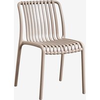 Sklum - 4er-Pack stapelbare Gartenstühle Wendell aus Polypropylen Moka Braun Sklum - 4er-Pack stapelbare Gartenstühle Wendell aus Polypropylen Moka Braun von SKLUM