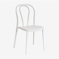 Sklum - 4er-Set stapelbare Gartenstühle aus Polypropylen Mizzi Gardenia Weiß Sklum - 4er-Set stapelbare Gartenstühle aus Polypropylen Mizzi Gardenia Weiß von SKLUM