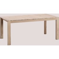 Sklum - Rechteckiger Esstisch 170-250x95 cm ausziehbar aus Holz Quëbi Braun Natur von SKLUM