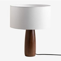Sklum - Caitlin Tischlampe aus Holz Braun Dark Sklum - Caitlin Tischlampe aus Holz Braun Dark von SKLUM