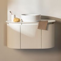 Sklum - Carsone Badezimmermöbel-Set aus Holz von SKLUM