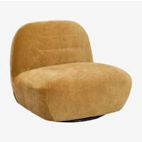 Sklum - Drehstuhl in Chenille Sernin Sandbraun von SKLUM