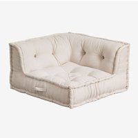 Sklum - Eckelement für modulares Sofa aus Baumwolle Dhel Beige Nude - Beige Nude von SKLUM