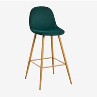 SKLUM Glamm-Hocker aus Samt ↑75 cm GRÜN JUNGLE Natürliches Holz SKLUM Glamm-Hocker aus Samt ↑75 cm GRÜN JUNGLE Natürliches Holz von SKLUM