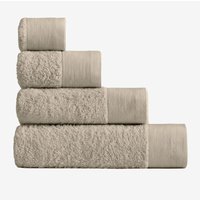 Sklum - Handtuch aus Baumwolle und Leinen Markel Beige Tapioca Handtuch (50 x 90 cm) von SKLUM