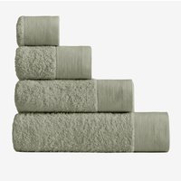 Sklum - Handtuch aus Baumwolle und Leinen Markel Grünes Lauerl Handtuch (50 x 90 cm) von SKLUM