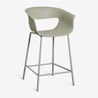 Sklum - Hoher Hocker aus Alanys aus Polypropylen und Eisen Grün Salbei ↑65 cm Sklum - Hoher Hocker aus Alanys aus Polypropylen und Eisen Grün Salbei ↑65 cm von SKLUM